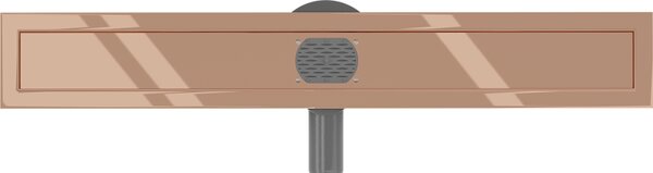 Mexen Flat 360° corp de scurgere liniară rotativ 50 cm, aur roz - 1640050