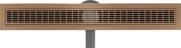 Mexen Flat 360° M33 scurgere liniară rotativă 50 cm, cupru periat - 1C33050-40
