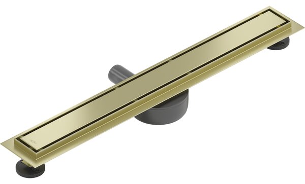Rigolă de duș Mexen Flat 360° M13 2 în 1, 60 cm, auriu mat, 1A10060-40