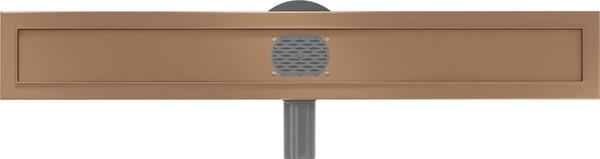 Mexen Flat 360° corp pentru rigolă de scurgere rotativ 50 cm, cupru periat - 1C40050