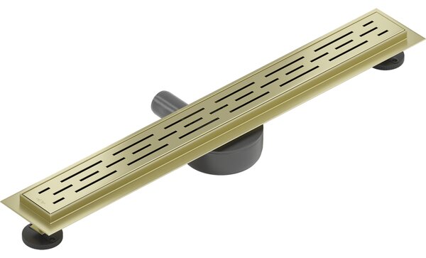 Rigolă de duș Mexen Flat 360° M01 50 cm, auriu mat, 1A20050-40