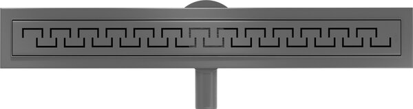 Rigolă de duș Mexen Flat 360° M15 70 cm, grafit periat, 1E24070-40