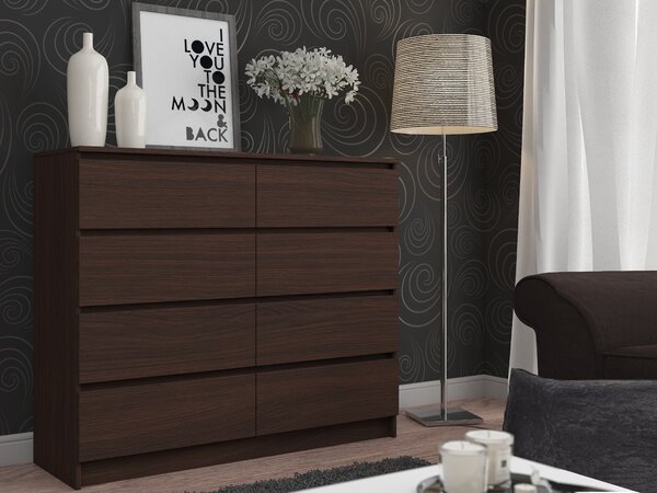 Comodă Keanu K140 8SZ (wenge). Promo -12%. 1151924