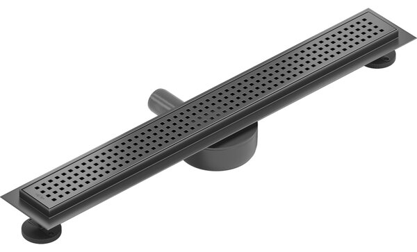 Rigolă de duș Mexen Flat 360° M08 70 cm, grafit periat, 1E25070-40