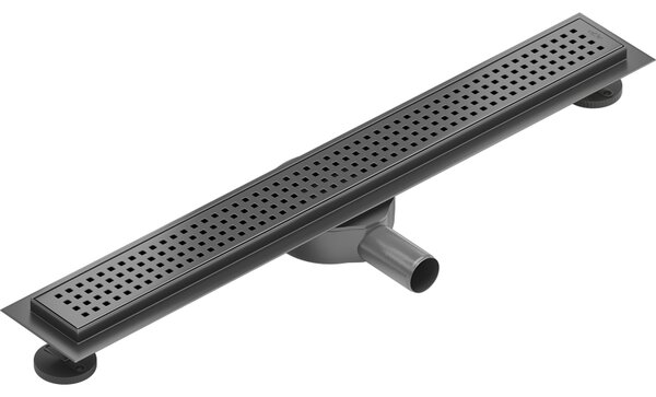Rigolă de duș Mexen Flat 360° M08 70 cm, grafit periat, 1E25070-40