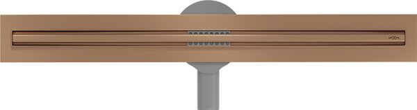 Rigolă de duș Mexen Flat 360° Slim 50 cm, cupru mat, 1C41050