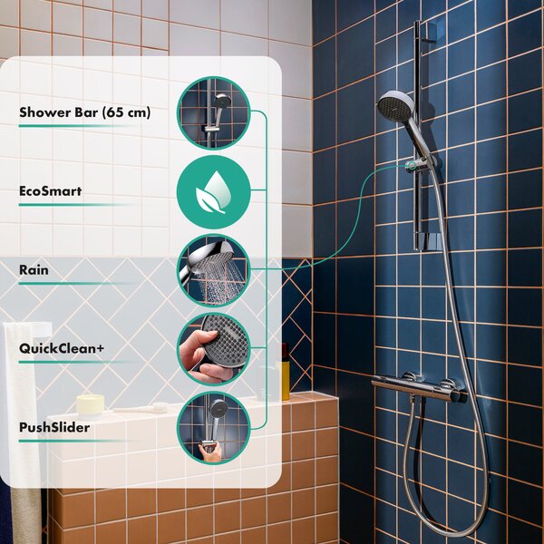 Hansgrohe Activera S set de duș perete crom 28041000
