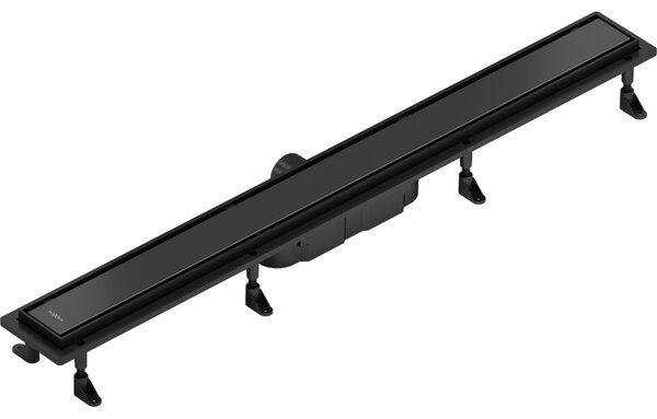 Mexen Flat ABS, scurgere de duș 2 în 1 60 cm, negru mat, 1769060