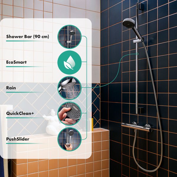Hansgrohe Activera S set de duș perete crom 28042000