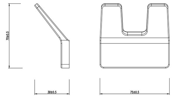 FDesign Piazza suport prosop crom FD6-PZA-08-11