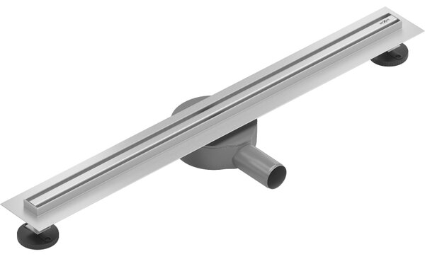 Rigolă de duș Mexen Flat 360° Slim 50 cm, oțel periat, 1041050