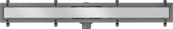 Mexen Flat ABS, scurgere de duș 2 în 1 60 cm, oțel periat, 1069060
