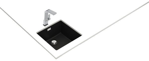 Teka Radea chiuveta tegranit 45.6x45.6 cm negru 115230048