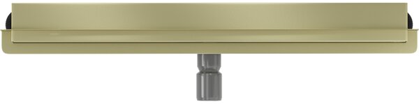 Mexen Flat Wall, rigola de duș montată pe perete 2 în 1, 50 cm, auriu mat, 1A30050