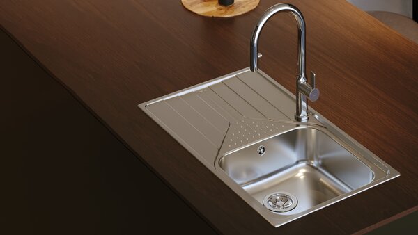 Teka Oval baterie bucătărie pe picior crom 116020011