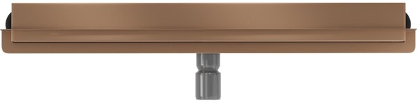 Mexen Flat Wall, rigola de duș montată pe perete 2 în 1, 50 cm, cupru mat, 1C30050