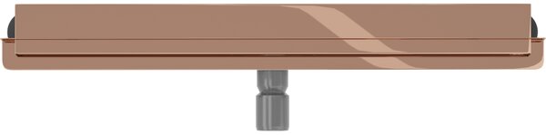 Mexen Flat Wall, rigolă de duș montată pe perete 2 în 1, 60 cm, auriu roz, 1630060