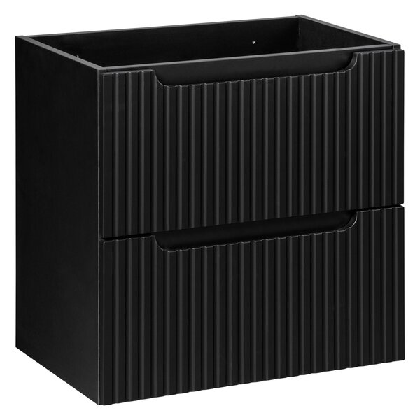 Comad Nova Black dulap 60x39x57 cm sub chiuveta pe perete negru NOVA BLACK D2 82-60-2S