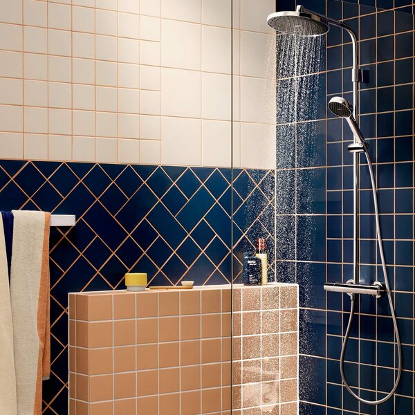 Hansgrohe Activera S set de duș perete cu termostat cu duș de ploaie crom 28078000