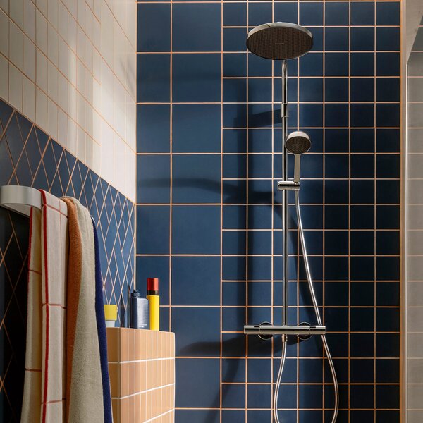 Hansgrohe Activera S set de duș perete cu termostat cu duș de ploaie crom 28078000