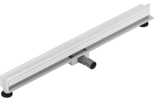 Mexen Flat Wall, rigola de duș montată pe perete 2 în 1, 80 cm, alb, 1230080