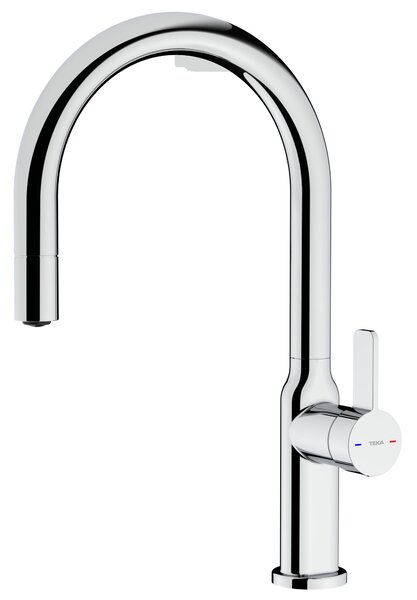 Teka Oval baterie bucătărie pe picior crom 116020011