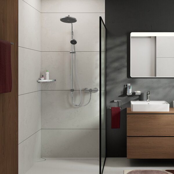 Hansgrohe Activera S set de duș perete cu duș de ploaie crom 28074000