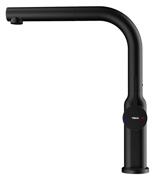 Teka Oval baterie bucătărie pe picior negru 116020019