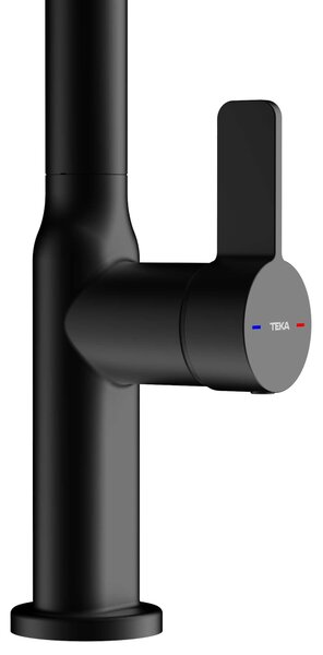 Teka Oval baterie bucătărie pe picior negru 116020015