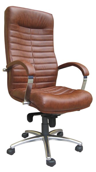 Scaun directorial SENNA, Brun piele ecologica