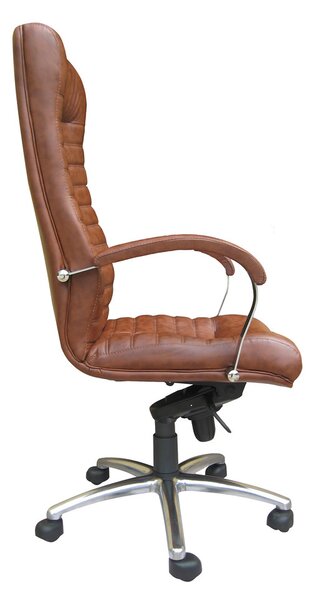 Scaun directorial SENNA, Brun piele ecologica