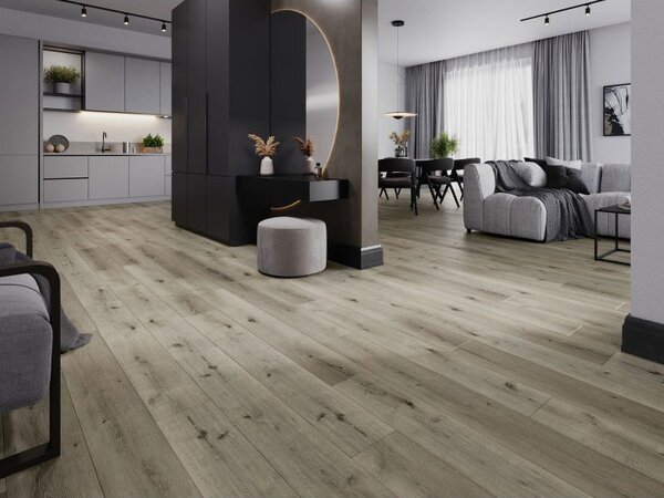 Mexen Bevil Oaks probă panouri vinilice SPC 6,5 mm, suport IXPE 1,5 mm, 4 V-Fuga, Stejar - F1036-S