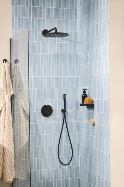 Grohe Precision baterie cadă-duș ascuns cu termostat negru 348802430