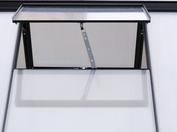 Furnigo Solară de grădină 310x250x195 cm + bază - negru