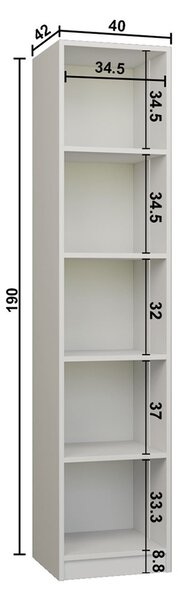 Colț de bucătărie/dulap multifuncțional Normandy 222 (alb). Promo -23%. 1158142
