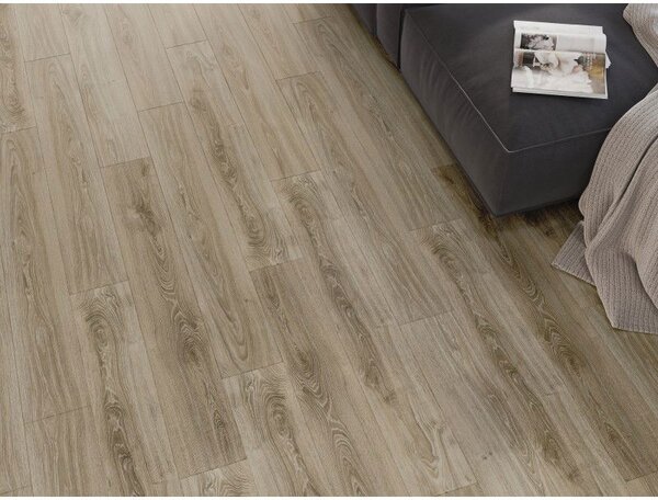 Mexen Fort Valley probă panouri vinil SPC 6,5 mm, substrat IXPE 1,5 mm, 4 V-Fuga, Stejar - F1046-S