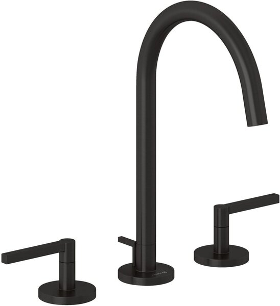 Kludi Nova Fonte Puristic baterie lavoar stativ negru 20143N215