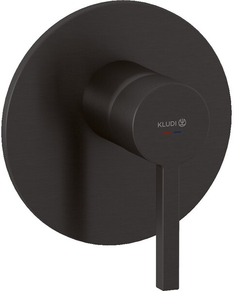 Kludi Nova Fonte Puristic baterie de duș ascuns negru 20755N215