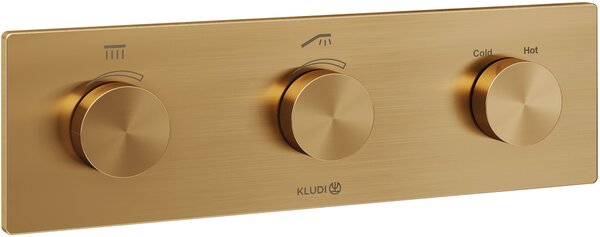 Kludi Pushtronic baterie cadă-duș ascuns cu termostat || 38300N1-00