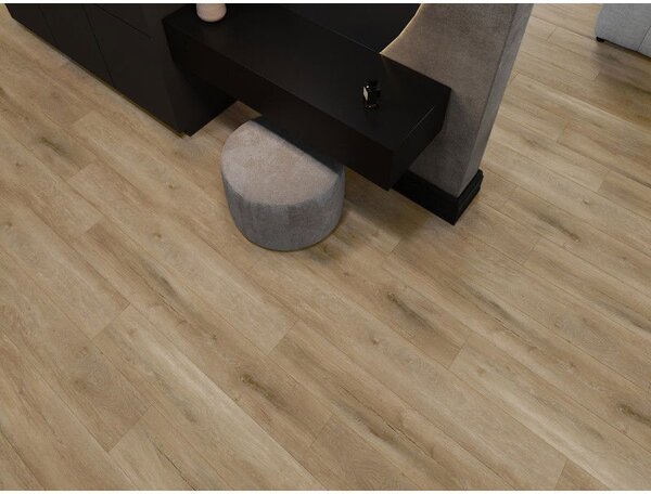 Mexen Long Creek probă panouri vinilice SPC 6,5 mm, substrat IXPE 1,5 mm, 4 V-Fugă, Stejar - F1050-S