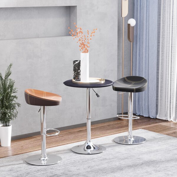 HOMCOM Masă Rotativă 360°, Înălțime Ajustabilă, Design Modern, Negru | Aosom Romania