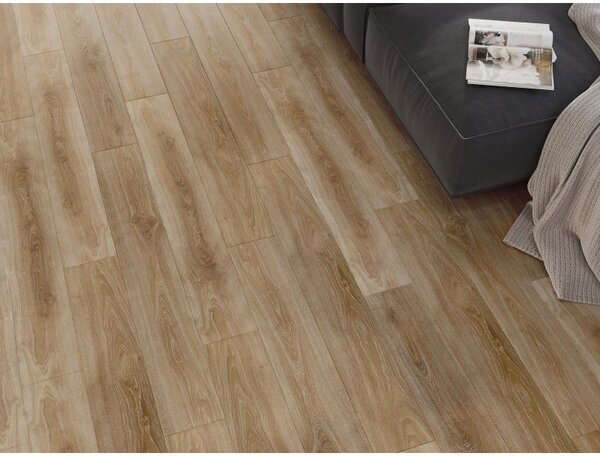 Mexen San Marcos probă panouri din vinil SPC 6,5 mm, suport IXPE 1,5 mm, 4 V-Fuga, Stejar - F1048-S