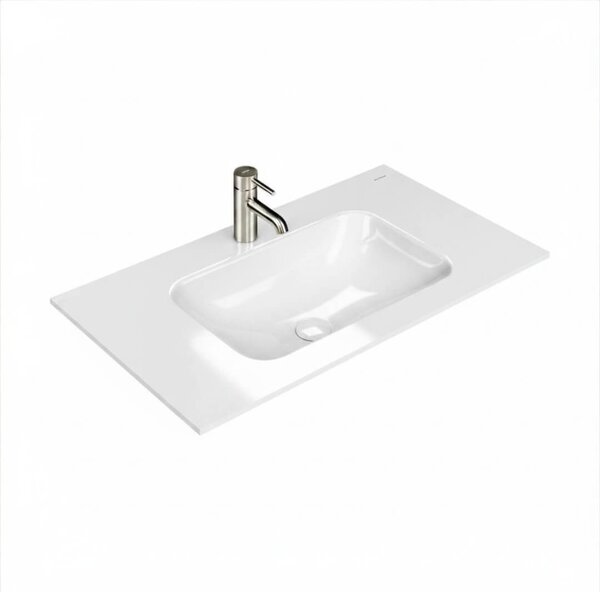 Oltens Kalla lavoar 80.2x46 cm dreptunghiular mobilier alb luciu 40210000