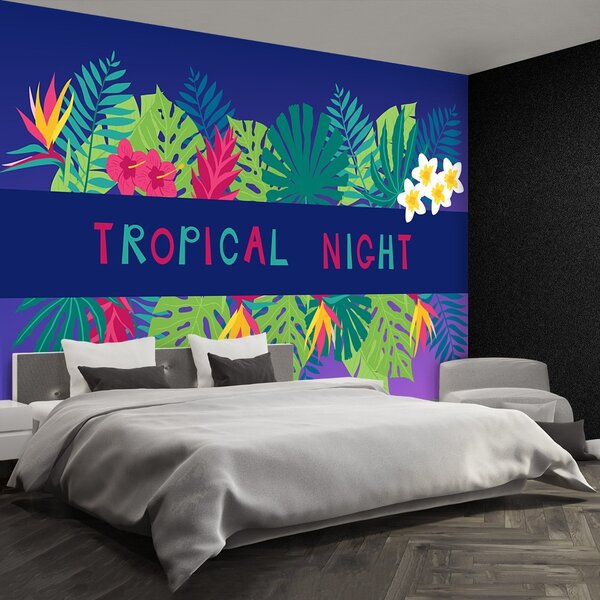 Fototapet tropical noapte