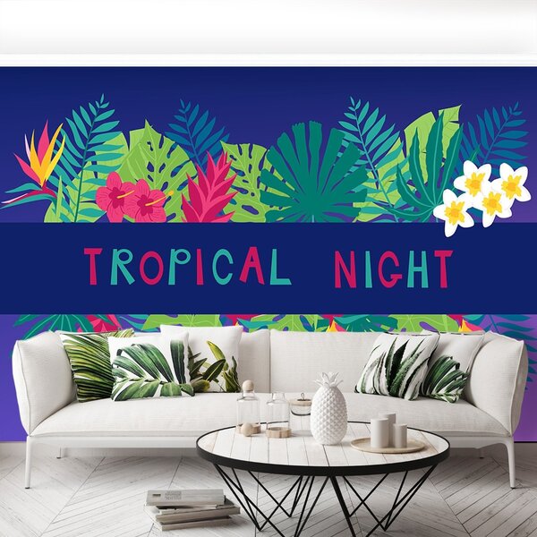 Fototapet tropical noapte