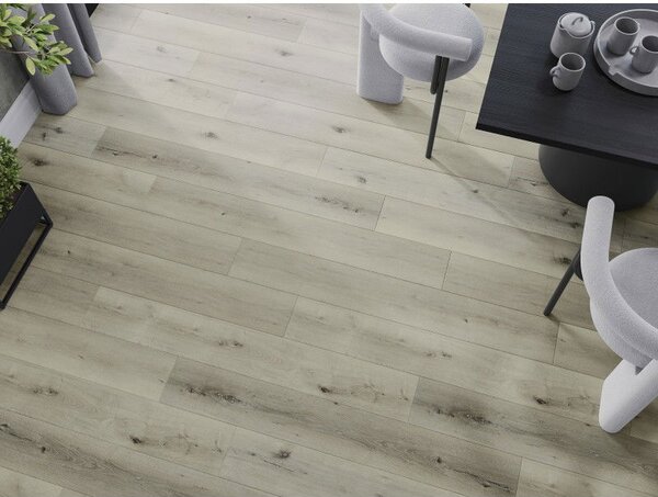 Mexen Silver Lake probă de panouri vinilice SPC 6,5 mm, strat suport IXPE 1,5 mm, 4 V-Fugă, Stejar - F1034-S