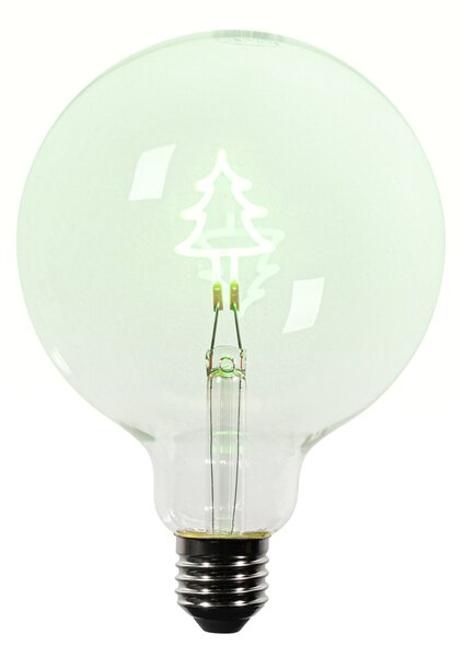 Bec LED de Crăciun E27 G125 transparent 1,8W 100 lm