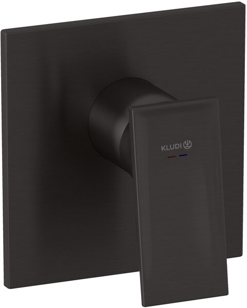 Kludi Decus baterie de duș ascuns negru 54755N275