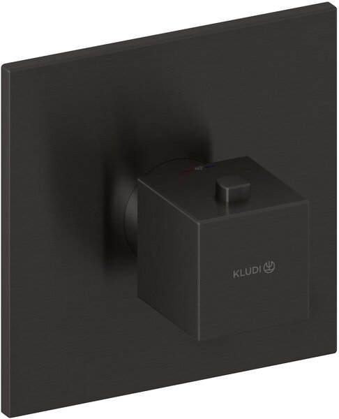 Kludi Decus baterie de duș ascuns cu termostat negru 54739N275