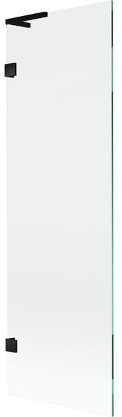 Mexen Lunar L paravan pentru cadă 1-canată 60 x 150 cm, transparent, negru - 897L-060-000-70-00